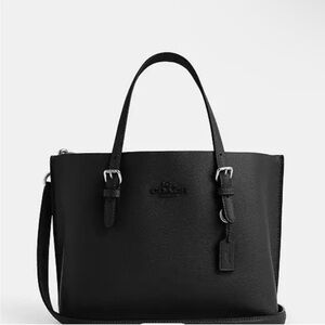 Coach Mollie 25 New In Package (never opened) Black with Silver Hardware